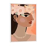 artboxONE Poster mit weiem Rahmen 18x13 cm Abstrakt 