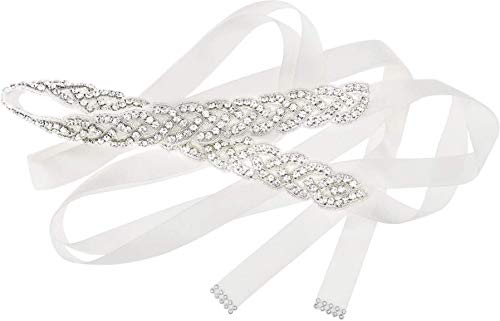 Strass Hochzeit Kleid Gürtel Kristall Schärpen Brautschärpe Gürtel Dekoration für Brautjungfernkleider Abendkleider thumbnail