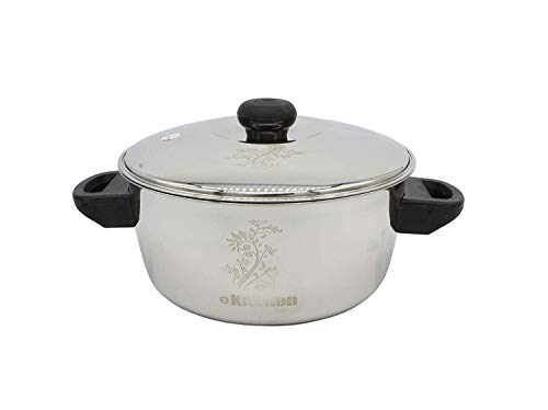Image of Stainless Steel Casserole /Hot Pot /Serving Pot (1000 ml)