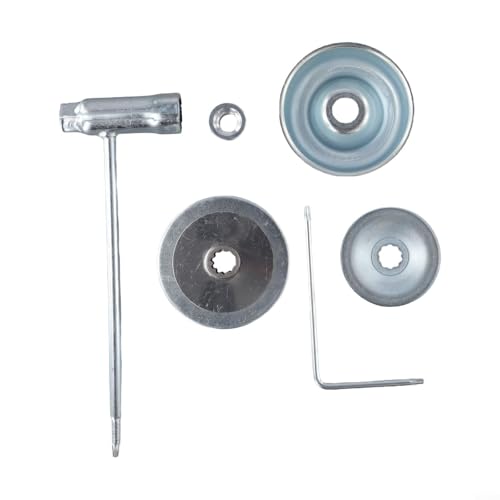 Oniissy Rasenmähermesser aus Metall für FS160, FS180, FS220, FS260, FS280, FS290, FS300, FS310, FS350 und andere kompatible Modelle mit Druckscheibe u