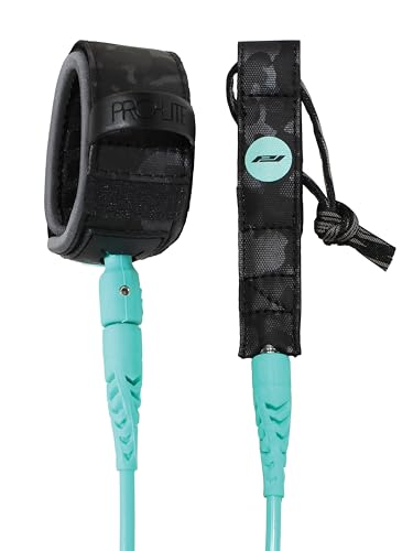 Pro-Lite Competition Style Surf Leash (Teal, 6'0)