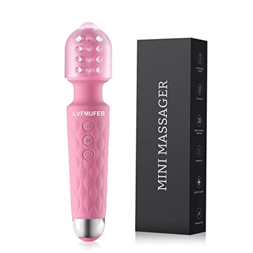 Cordless Wand Massager Waterproof Strong Back Neck Massage Stress Relief Powerful Vibrating Mode