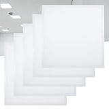USO ✓ Adecuado especialmente para oficinas, centros comerciales, grandes superficies y otras áreas donde se requiere una iluminación neutra natural sin reflejos, parpadeos ni deslumbramientos y donde la luz fría no es indicada. La fuente de alimentación de marca de alta calidad está diseñada para toda la vida útil del panel y viene con cable de 1,5 m. y enchufe europeo para facilitar su instalación y conexión.