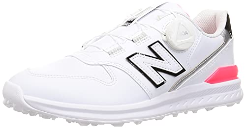 ゴルフシューズ WGBS996 スパイクレス/ボアクロージャー レディース WHITE/PINK 22.5 cm D