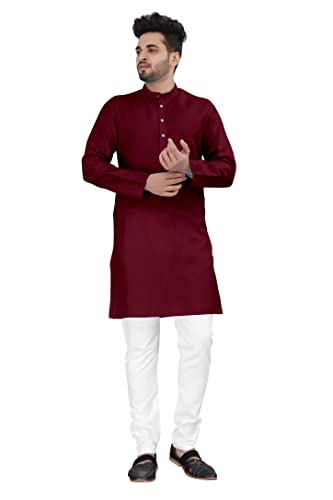 Image of Trustous Kurta for Mens in Cotton Classis Colours XS to 3XL Size