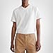 Calvin Klein Men's Smooth Cotton Solid V-Neck T-Shirt Brilliant White
