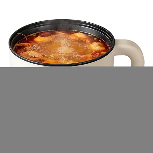 Olla caliente eléctrica, sartén personal | Olla eléctrica para derretir , para pasta, sopa, huevo, gachas, filete, avena, estudiantes universitarios, adolescentes