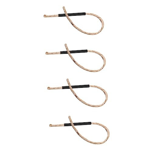 BIUDECO Camping Wick Fire Starter 4 Pack Survival Cord Weatherproof Versatile Outdoor Matchstick Ropes