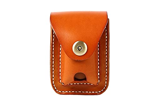 [CHANGE ONE] シガレットケース タバコ入れ ZIPPO収納 ライター収納 本革 メンズ (ブラウン)のサムネイル