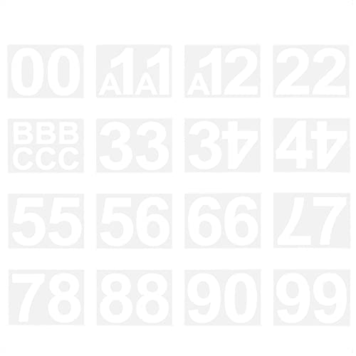 com-four® 32-teiliges Aufkleber-Set für Mülltonnen - Klebezahlen Beschriftung für Hausnummern - Markierung von Mülltonne, Briefkasten - Etiketten für Außen & Innen (032 Stück - Mülltonnen-Etiketten)