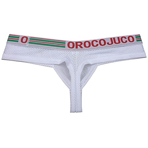 OROCOJUCO Men Extra Cheeky Boxers Briefs Underwear Elastic Brazilian Bikini Shorts 3" Back Coverage Boxers Trunks3