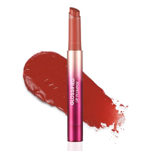 Image of Typsy Beauty Glossified Lip Plumer- Bubble Tea | 3-in-1 | Hydrating & Nourishing Lip Balm | Instant Fullness with Lip Plumper | High Shine Lip Gloss | Formulated In Korea | 2.6gm
