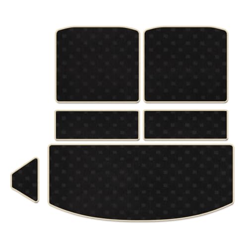 Hotfield マツダ 互換品 新型 CX-80 CX80 KL系 ラゲッジルームマット STDブラック ロック糸カラー:ベージュ