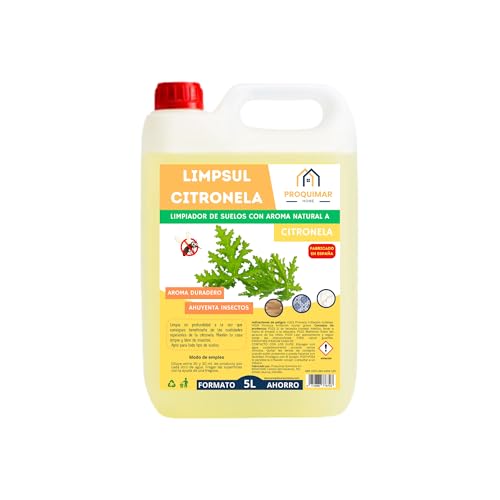 FREGASUELOS CON CITRONELA. LIMPSUL CITRONELA. LIMPIADOR CONCENTRADO CON AROMA NATURAL