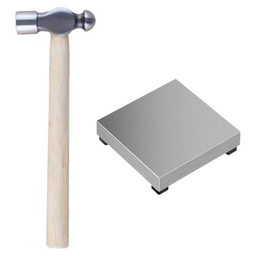 Practical Steel Benching Block Steel Anvils Jewelry Metalworking Plate Metal Stamping Hammer Suitable For Crafting Lover
