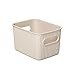 TATAY Panier de Rangement Rectangulaire Baobab ECOHOME, Capacité 1.5 L, Polypropylène, Sans BPA, 100% matériaux recyclés. Mesure 12,5 x 16,4 x 10 cm