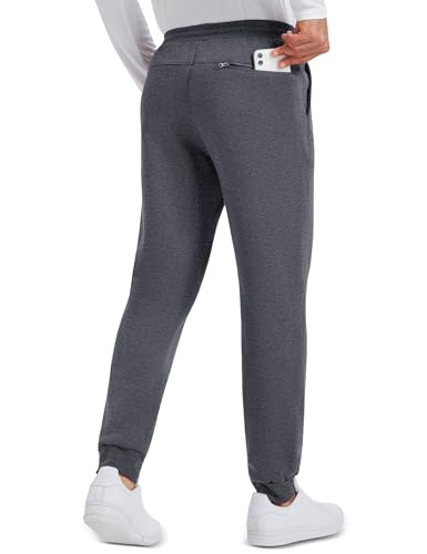 MAGCOMSEN Men's Fleece Joggers Winter Thermal Warm Pants Thicken Fleece Lined Athletic Casual Sweatpants with 3 Pockets2