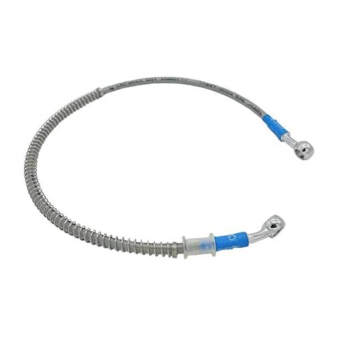 700mm 70cm LE LEFOSSI Motorcycle Reinforced Hydraulic Brake Oil Hose Line Pipe Fitting Stainless Steel Braided Cable Compatible with Motorcycle Pit Dirt Bike Enduro Motocross Street Bikes Sport Bikes Cover