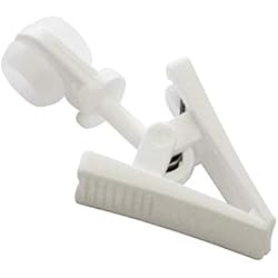 Cortinas De Cocina Para Riel GARDINIA Anillas para barras de cortina GE y P2Ü, Plástico, Blanco, 20 unidades