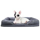Bizcasa Sofá Perro Ortopédica Grande, Gris