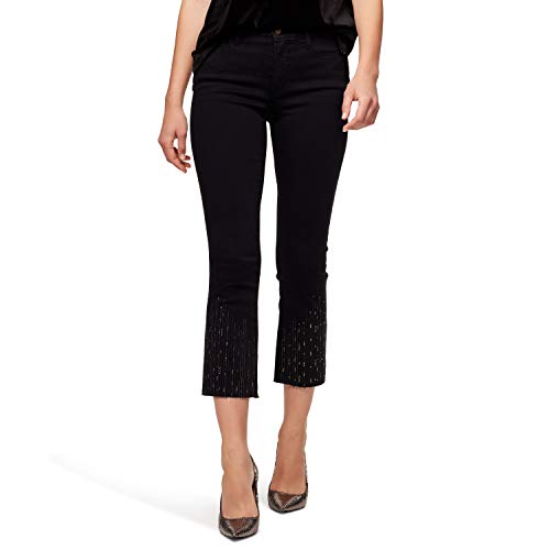 Sanctuary Women s Misses Connector Kick Cropped Jean, Raven, 29