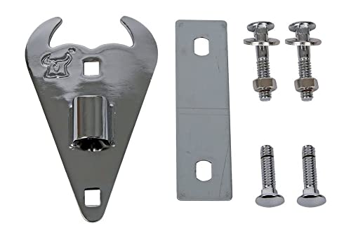 LP Latin Percussion Side Plate Conga Matador, Chrome - M218, inch