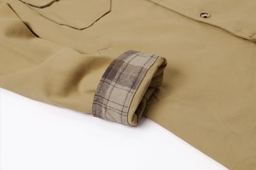 Image of SANGTREE Long Sleeved Flannel Shirt Button Down Plaid Shirts