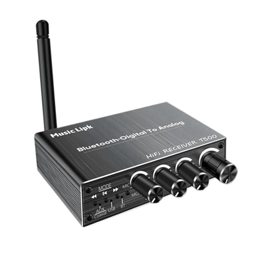 Adaptador Bluetooth 5.3 emisor receptor transmisor AUX 3.5mm y convertidor óptico coaxial audio