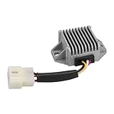 yamaha gc12c Regolatore di tensione per motociclette: Regolatore di tensione per motociclette progettato con alette di dissipazione del calore per un migliore raffreddamento e una lunga durata.