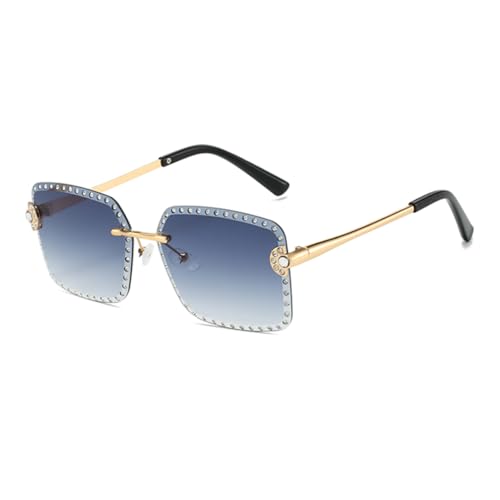 Lunettes de soleil en métal pour terrasses et sorties urbaines style luxe rétro mixte