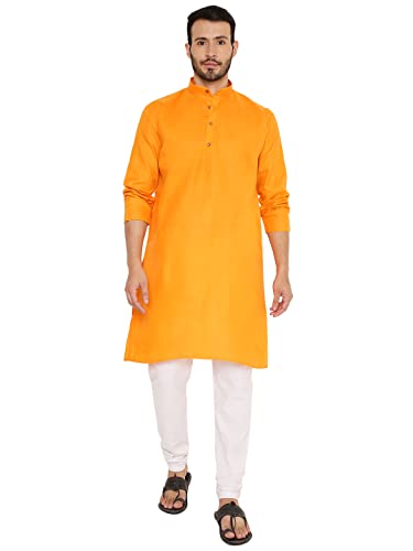 Image of Maharaja Magic Cotton Kurta Pyjama Set for Men