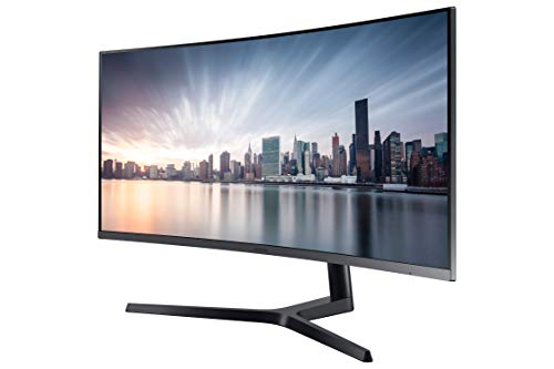 Image of Samsung - 34-inch Premium Curved Monitor with 21:9 Wide Screen, USB Type C Connectivity & Ultra WQHD Resolution - LC34H890WJWXXL