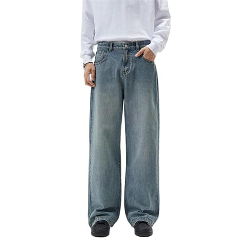 Men's Denim Pants Spring A-Line Loose Jeans