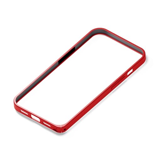 Premium Style iPhone 15/15 Pro�p �A���~�j�E���o���p�[ [���b�h] PG-23ABP12RD
