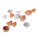 DecentGadget 6 Wooden Play Eggs in Carton Pretend Play Pre-school Educational Toy Kitchen Food Toy by DecentGadget