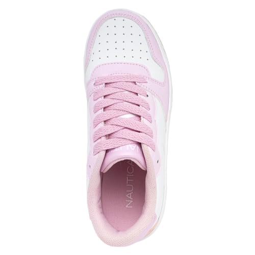 Nautica Girls Fashion Shoe - Lace-Up Low-Top Tennis Sneakers for Big Kids, Little Kids & Toddlers (Regular Heel/Platform Sole)4