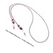 TINEASUR Fashion Beaded Eyeglass Chain for Women, Purple Pearl Style Glasses String Sunglasses Holder Strap, Eyeglass Lanyard Accessory for Travel and Daily Use