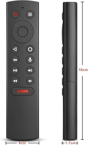 Voice Search Remote Compatible with Shield TV – Works with 2015/2017/2019 Models – Android Remote with Customizable Menu Buttons - 1