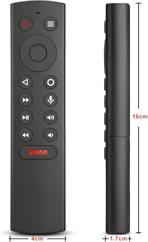 Voice Search Remote Compatible with Shield TV – Works with 2015/2017/2019 Models – Android Remote with Customizable Menu Buttons