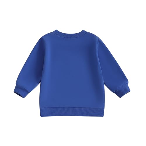 Toddler Boy Girl Clothes Baby Football Sweatshirt Bow/Football Letter Embroidered Long Sleeve Pullover Shirt Top4