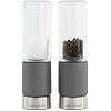 Cole & Mason Regent Concrete Stemless Salt & Pepper Mill Gift Set - Refillable Salt & Pepper Grinder Set with Carbon Steel Precision Mechanisms - Hand Wash Kitchen Tools & Gadgets - Grey