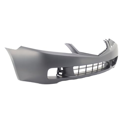 Image of Compatible with Acura TSX 2004-2005 Front Bumper Cover | Primed, With Fog Light Holes, Sedan, Ready to Paint, OEM 04711SECA90ZZ, AC1000145