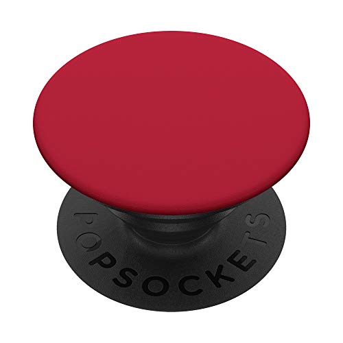 Porta pulsante per cellulare Pop Out manopola tinta unita rosso opaco PopSockets PopGrip Intercambiabile