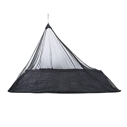 borfieon Toldo para Tienda de Playa, Red para Acampar con Bolsa de Transporte Red para Tienda de Campaña con Bastones de Trekking Tienda Ultraligera de Verano para Mochileros,Black,70.8in