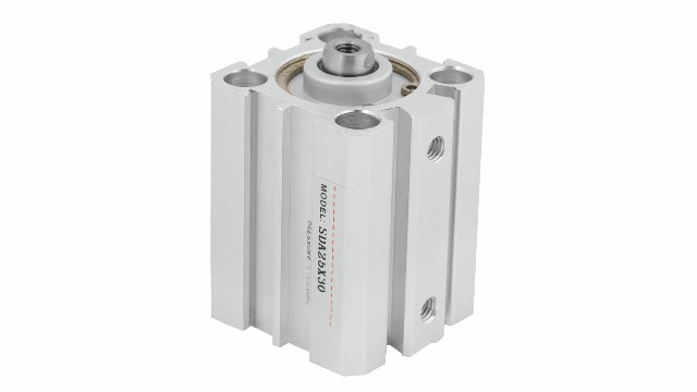 Produktbild von SDA25x30 Pneumatikzylinder – Doppeltwirkend, 30 Mm Hub, Alu-Rundrohr, 25 Mm Bohrung, M5-Anschluss