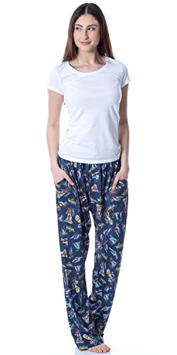 Voltron Mens' Classic Vintage TV Series '80s Tossed Print Pajama Pants3