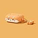 Produktbild AirPods Cartoon-Schutzhülle, hübsches und süßes Cooles Design, modisches und modisches Cartoon-Bild, weiche Silikonhülle (AirPods Pro, Shiba Inu mit Knochen)