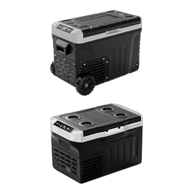 Bundle of EUHOMY 12 Volt Refrigerator, 37QT(35L) Electric Cooler + EUHOMY 12 Volt Refrigerator, 22QT(21L) 12V Cooler, Compressor Electric Cooler -4?~68?