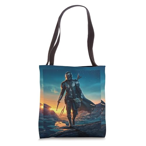 Idée cadeau Star Wars The Mandalorian sac fourre-tout pour fan de la série fantastique