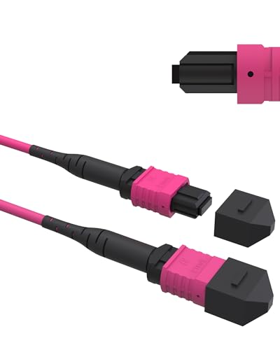 Image of OM4 MPO to MPO Cable, 5M /16.4FT 8 Fiber Female UPC Type B